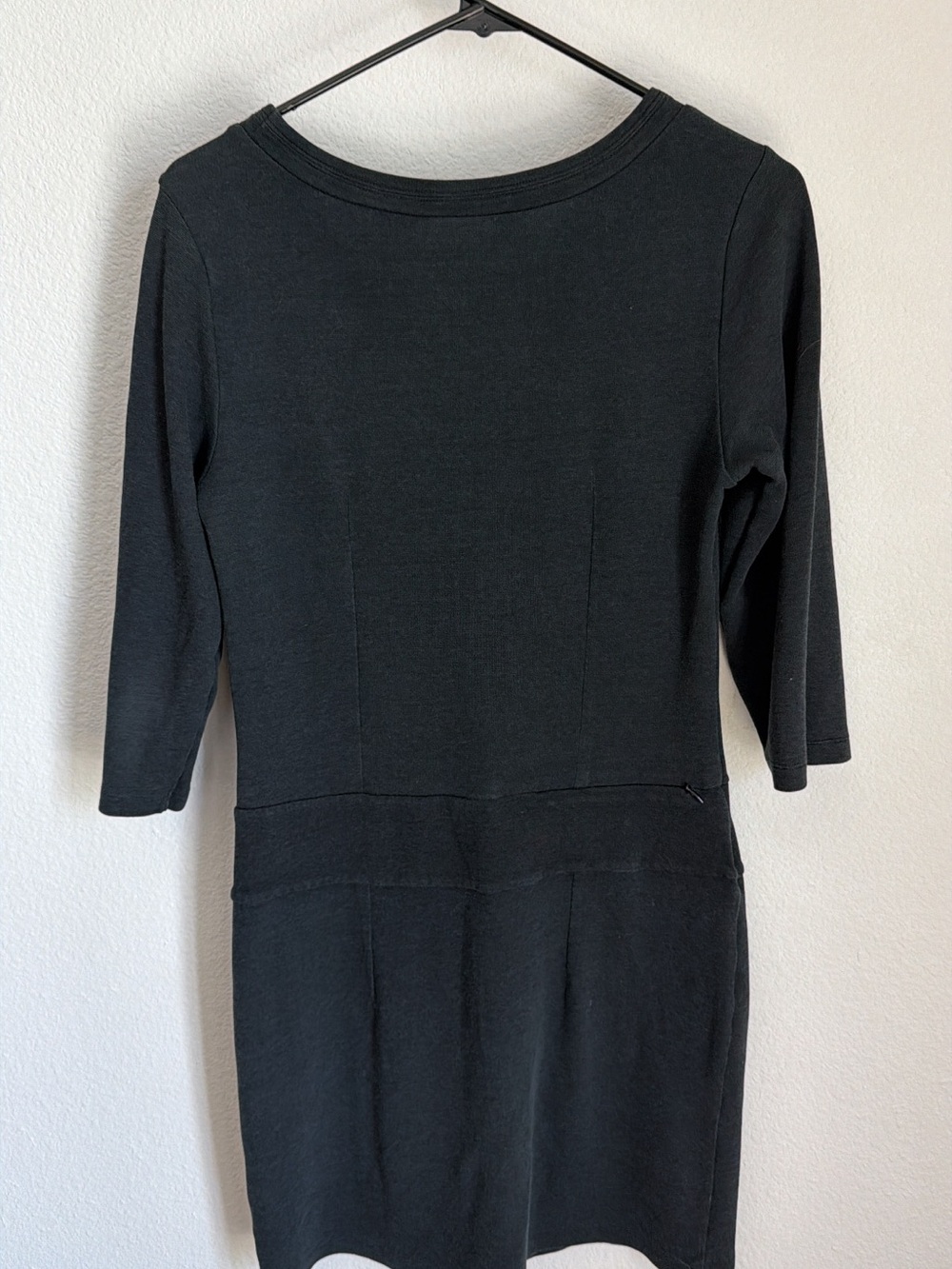 Toad&Co Classic Black 3/4 Sleeve Women's Granola Dress - Size Medium - Picture 3 of 7
